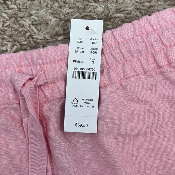 J Crew Pink linen shorts - Picture 2 of 4